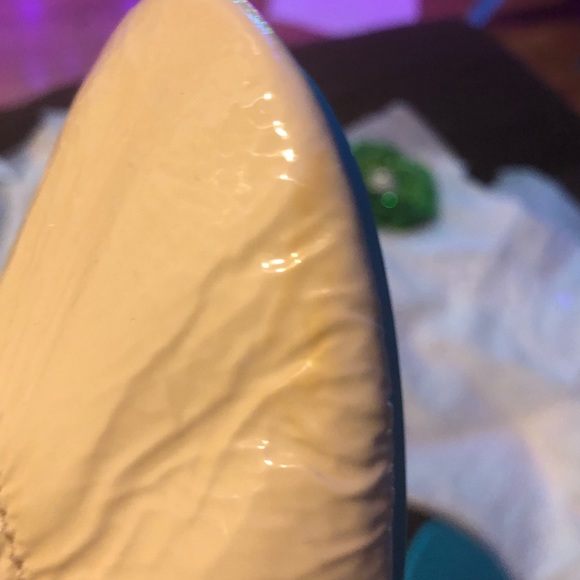 GUC Size 9 Tieks Nude Patent Flats - Picture 6 of 8